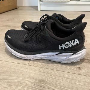 Men’s Black Hoka Clifton 8 Running Shoes